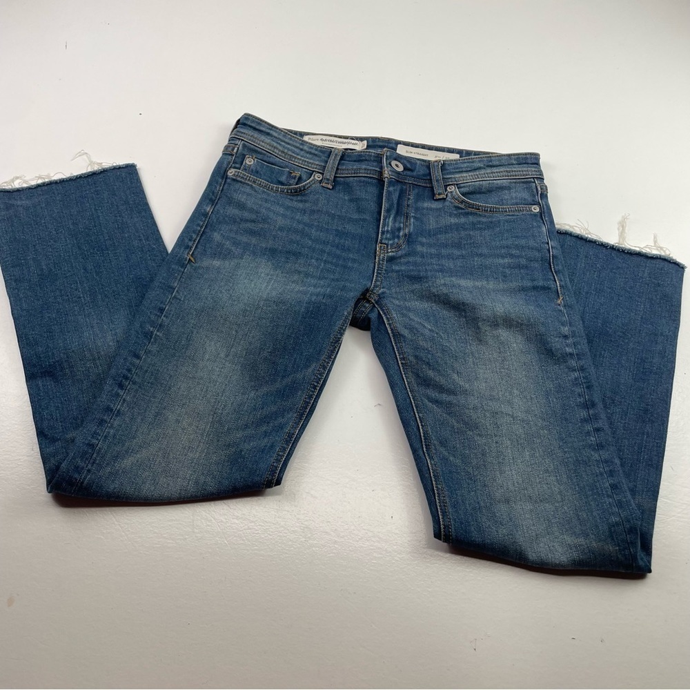 Pilcro and the Letterpress by Anthropologie Slim Straight‎ Jeans Women Size 25
